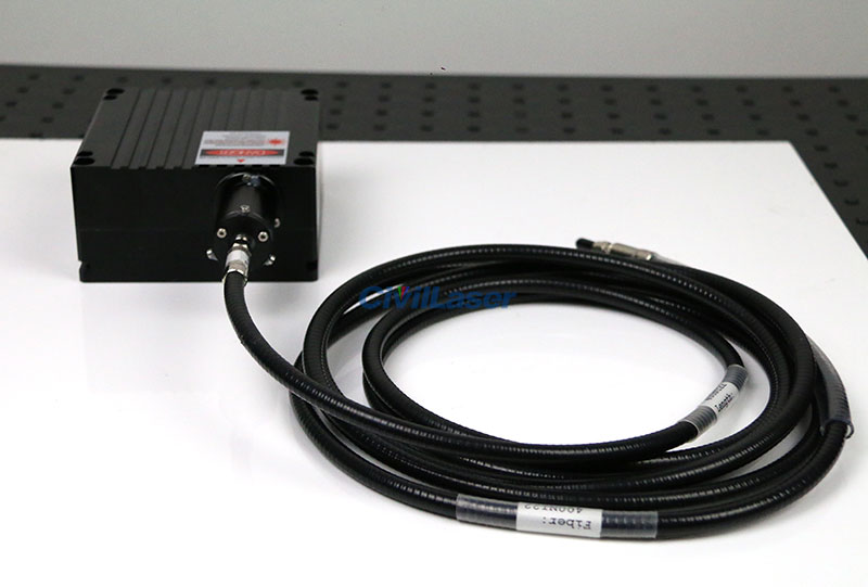 strong fiber coupled laser system